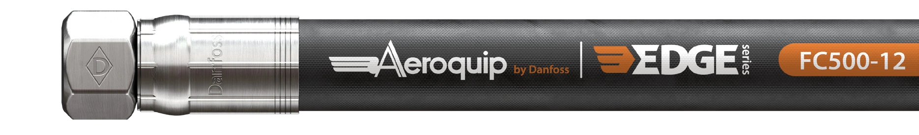 Mangueira e terminal Aeroquip by Danfoss Edge FC500, extraídos do material oficial