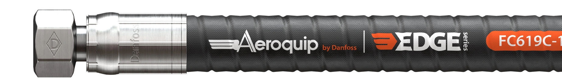 Mangueira e terminal Aeroquip by Danfoss Edge FC619C, extraídos do material oficial