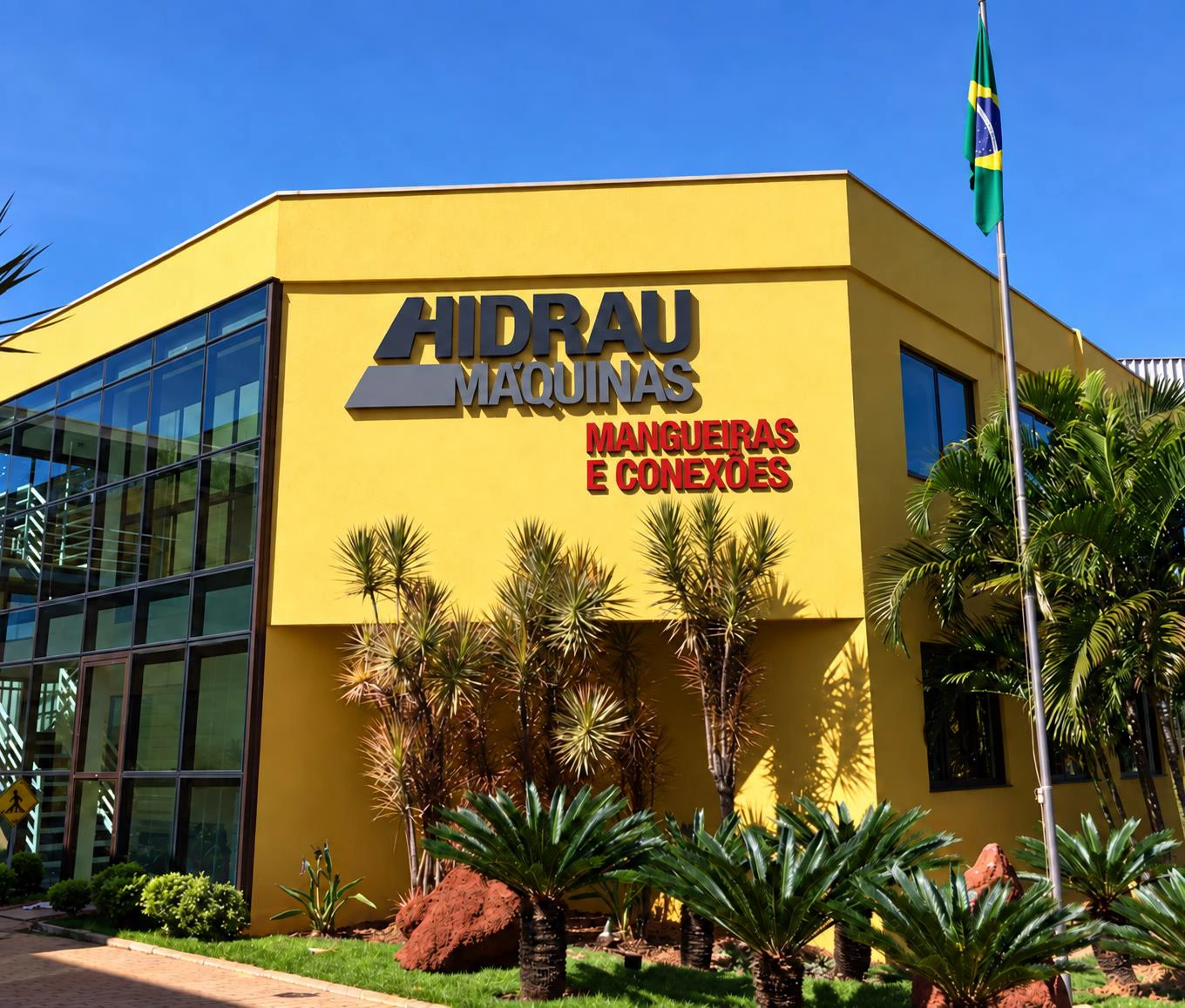 Fachada da matriz da Hidrau Máquinas em Belo Horizonte, Minas Gerais